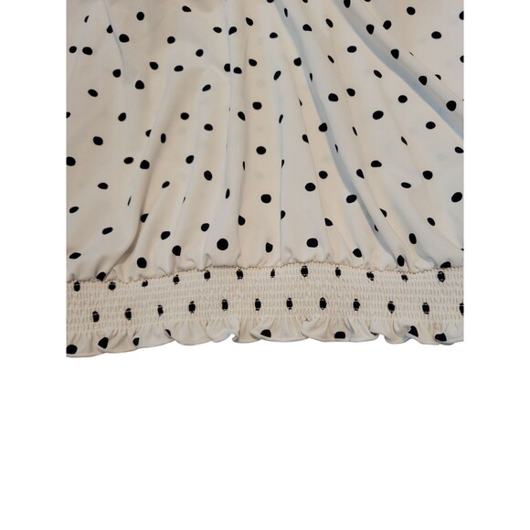 Women's Size Medium Carve Designs Swim Tankini Top Navy Blue White Light Padding - Picture 2 of 4